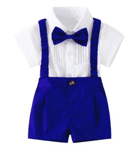 Bébé garçon anneau porteur vêtements <span class=keywords><strong>costume</strong></span> bretelles baptême tenue anniversaire Festival enfant en bas âge garçons vêtements ensemble 1 2 3 4 5 6 ans - Product Image 3