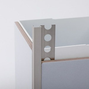 Profilo Angolare Esterno in Alluminio, Striscia Decorativa Quadrata <span class=keywords><strong>per</strong></span> Bordi <span class=keywords><strong>Piastrelle</strong></span>, Finitura in Metallo, Linea Sigillante in Lega di Alluminio - Product Image 3