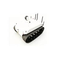 Chasis Robótico de Alta Capacidad de Carga, Chasis Robótico Móvil, Plataforma UGV con Orugas de Goma para Todo Terreno, Chasis con Orugas de Acero Inoxidable