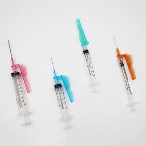 Jarum suntik <span class=keywords><strong>Luer</strong></span> Slip <span class=keywords><strong>Luer</strong></span> steril plastik sekali pakai medis dengan jarum pengaman - Product Image 1