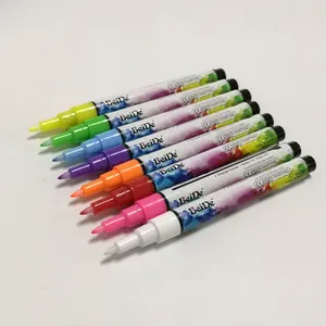 1mm plastic tip hot sell writing Fineliner liquid chalk marker pen