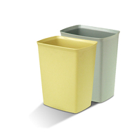 Poubelle de tri des déchets 12L en PP à deux compartiments, écologique, pour usage extérieur et tri des déchets ménagers