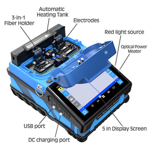 Empalmadora de Fibra Óptica K6 RJ45 con 5 Años de Garantía, Máquina de Empalme de Fibra Óptica con Calentamiento de 6S y Seis Motores de 18S - Product Image 5