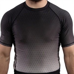 Unisex Adults Custom Rash Guard Long Sleeve <b>Compression</b> Top Lightweight Breathable for Fitness Running Yoga Training Sportswear - Product Image 1