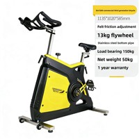 Bicicleta de Spinning Vertical Comercial - Bicicleta de Ejercicio Cardiovascular Silenciosa con Resistencia Magnética para Gimnasio en Casa, Monitoreo de Frecuencia Cardíaca, Capacidad de 150 kg
