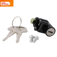 Super Sénario de Septembre : Verrou de Casque en Aluminium Compatible avec Surron Light Bee X S – Accessoire de Sécurité à Clé