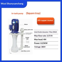 Pompe verticale submersible OEM résistante aux acides et aux alcalis, anti-corrosion, pour desulfuration, à circulation externe, en PP, 5 CV