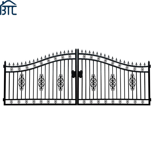 Modern Design Wrought Iron Main Gate