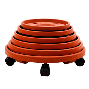 Base Redonda Universal con Ruedas para Macetas, <span class=keywords><strong>de</strong></span> Plástico Removible y Reforzada, con Ruedas en <span class=keywords><strong>la</strong></span> Parte Inferior - Product Image 1