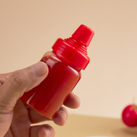 Bouteille souple en plastique de 70 ml pour sauce piquante, sauce tomate, sauce chili, ou vinaigrette