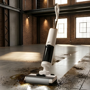 Aspirateur intelligent eau et poussière avec technologie à double réservoir pour un nettoyage efficace des surfaces multiples, laveur de sols sans fil - Product Image 1