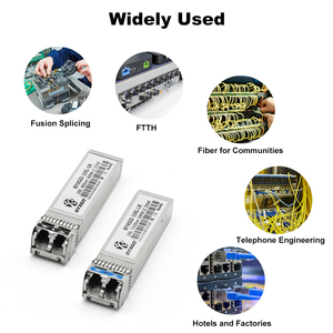 Oem ODM 10 gam kép/sợi đơn 1270/1330nm 1310/1550nm 20km SM LR SFP + mô-đun Tương thích với KHÁC NHAU thương hiệu chuyển đổi thu phát - Product Image 6