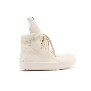 Zapatillas Cleanfit Ro de cuero genuino con triángulo invertido para hombre, botas de caña alta con suela gruesa que aumenta la altura, estilo urbano - Product Image 5