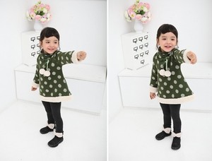 ขายส่งเสื้อผ้าเด็กออนไลน์ ชุดลำลองผ้าฝ้ายสำหรับเด็กผู้หญิง จากซัพพลายเออร์จีน - Product Image 3
