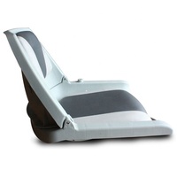 Siège de bateau pliable en plastique rouge pour bateau gonflable