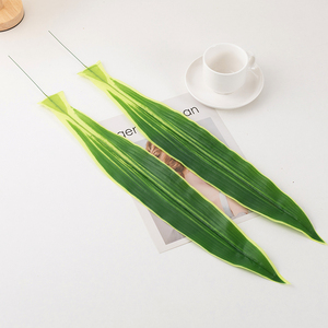 Piante artificiali decorazione della casa foglie panno di seta piante verdi decorazioni per feste fatte a mano - Product Image 4