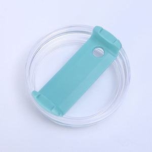 Gobelet isotherme en acier inoxydable de 40 oz avec poignée et paille - Tasse de voiture isolée en gros pour cadeaux d'extérieur - Product Image 2
