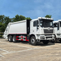 Camion compacteur de déchets à chargement arrière SHACMAN 6x4 de 23 mètres cubes, directement de l'usine, avec certifications CE et ISO pour l'assainissement municipal