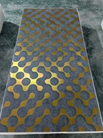 Panneau mural en PVC brillant UV, panneau décoratif pour les intérieurs commerciaux et résidentiels