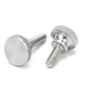 304 thép không gỉ M2 M2.5 M3 M4 cao đầu tay vít Súng cao su tay xoắn ốc gb834 có khía Đầu phẳng bước ngón tay cái vít - Product Image 1