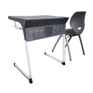 OEM ODM Moderner Komfortabler Ergonomischer Schreibtisch und Stuhl Set mit Buchhalter für den Klassenraumgebrauch - Product Image 3