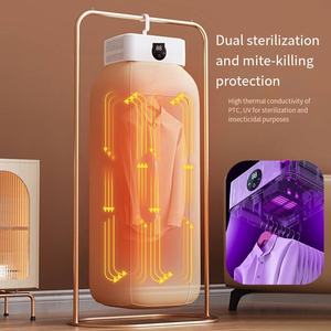 Mini <span class=keywords><strong>sèche</strong></span>-<span class=keywords><strong>linge</strong></span> avec <span class=keywords><strong>sèche</strong></span>-<span class=keywords><strong>linge</strong></span> portable Petite machine de séchage électrique pliable compacte avec sac sec - Product Image 4