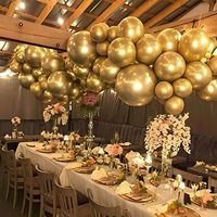 Kit d'arc de guirlande de ballons en or métallique pour les décorations de fête de mariage d'anniversaire de nouvel an.