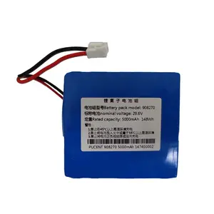 Trung Quốc pin OEM lithium có thể sạc lại Ion pin 29.6V 5000mAh 8s1p 8s2p 8s3p 18650 pin gói