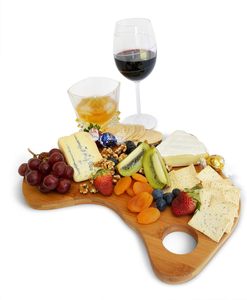 Tagliere a Forma <span class=keywords><strong>di</strong></span> Australia in Bambù Premium Ecologico e Durevole, Ideale per Australiani, Stranieri e Turisti - Product Image 3