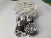 مجموعة مكابس المحرك من المصنع مع حلقات المكبس لسيارات لاند روفر Aj200d Aj200 204dt 204dtd 2.0t بقطر 83 مم ديزل LR082541 025 050