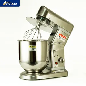 Electric Stand Mixer, 7 Quarts, Dough Hook, Flat Beater Attachments, Splash Guard CVT Speeds with Whisk, Stainless Steel