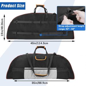 Échantillon gratuit : Sac de transport pour arc recurve, facile à transporter, avec poignée pour flèches, sac à dos à bandoulière, sac de tir à l'arc, ceinture de tir extérieur - Product Image 2