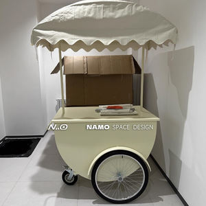 Outdoor-Märkte Mobile Shopping Verkaufs wagen Flower Floats Stalls Snack Display Ständer Business Events Messe Handwagen - Product Image 5