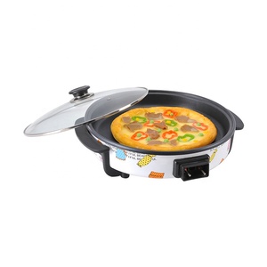 Hogar de aluminio no revestimiento redondo eléctrico <span class=keywords><strong>pizza</strong></span> pan - Product Image 5