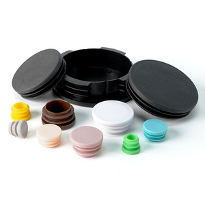 Bouchon de tube rond Fufan pour pieds de meubles, en acier et plastique, capuchon de tube circulaire, couvercle de pied, manchon intérieur, embout de protection - Product Image 2