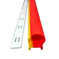 Polycarbonate acrylique led lumière boîtier tube couverture tuyau en plastique extrusion bande profil diffuseur abat-jour PMMA PC signalisation