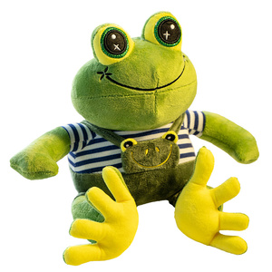 Boneka Katak Lucu dan Ceria, Super Lembut, Isi Kapas PP untuk Menghilangkan Stres - Product Image 2