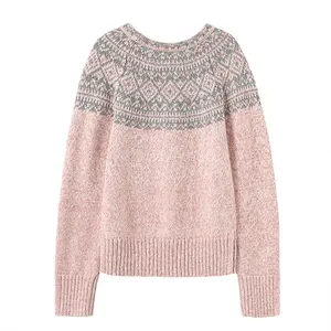 Lightweight Material Long Sleeves Easy-to-Wear Womens Ladies Sweater