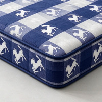 Tissu de matelas tissé teint en fil de haute qualité, motif personnalisé, tissu à carreaux pour la production de matelas