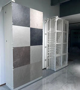 Présentoir de carreaux coulissants en céramique à grande échelle étagère panneaux d'affichage en pierre support présentoir de carreaux en céramique pour salle d'exposition - Product Image 6