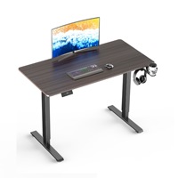 Cadre de bureau moderne pour télétravail avec support électrique, hauteur réglable motorisée, mobilier de bureau ergonomique, table à manger, 5 ensembles