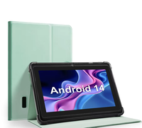 Tablette éducative pour enfants de 7 pouces, nouvelle, en gros, avec processeur quadricœur A133, Android 14, écran capacitif, Wi-Fi