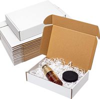 Boîtes Cadeaux Mystères en Carton Blanc Recyclé Personnalisées avec Logo en Gros pour Cosmétiques et Savons, Embossage Personnalisé