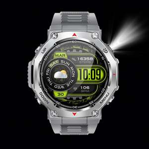 Reloj Inteligente KT85 para Hombre con Linterna, Resistente al Agua 50M, Batería de Larga Duración, +100 Modos Deportivos, Monitor de Actividad para Exteriores - Product Image 4