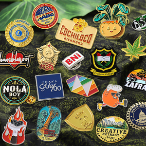 Pins Personalizados con Diseño Gratuito, Logotipo Metálico, Letra 3D, Pins para Sombrero Personalizados de Fábrica, Pins de Aleación de Zinc Esmaltados <span class=keywords><strong>y</strong></span> Chapados en Oro - Product Image 5