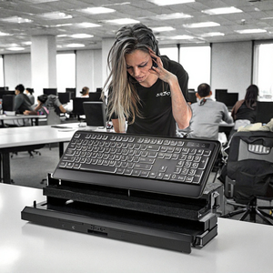 Large Print <strong>Numeric</strong> <strong>Keyboard</strong> Wired USB with LED Backlit Oversized Print Letters for Visually Impaired New - Product Image 3