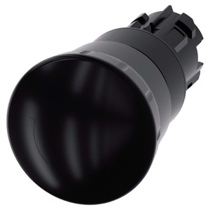 Entrega Rápida, Disponible en Stock, Botón Pulsador PLC Tipo Hongo, Redondo de 22 mm, Plástico, 3SU1000-1HB10-0AA0 - Product Image 2