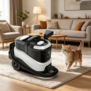 Aspirateur intelligent portable CE pour nettoyage humide et sec, machine de nettoyage multi-usages, nettoyeur vapeur pour tapis, sols, tissus et canapés - Product Image 3
