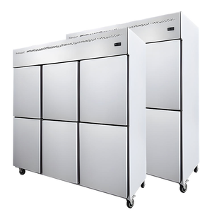 Congélateur vertical en acier inoxydable à 6 portes de qualité supérieure, idéal pour les hôtels, restaurants et supermarchés de services alimentaires - Product Image 4