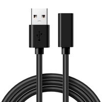Câble de charge rapide USB-C mâle vers femelle, adaptateur secteur USB-C blanc/noir, 0,2 m, 0,5 m, 1 m, pas cher